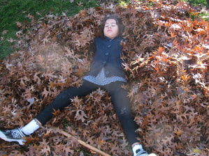 raking leaves